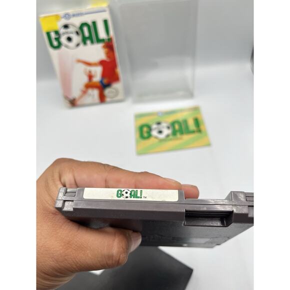 Goal! (Nintendo Nes, 1989) Complete In Box, Cib Authentic Tested Oem Ntsc Copy - Picture 4 of 12
